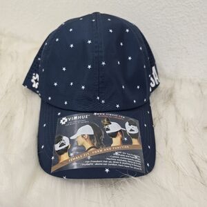 Vimhue Goddess Baseball Cap Womens Navy Star Ponytail Hat